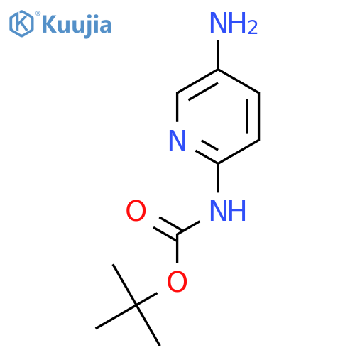 tert-butyl N-(5-aminopyridin-2-yl)carbamate structure