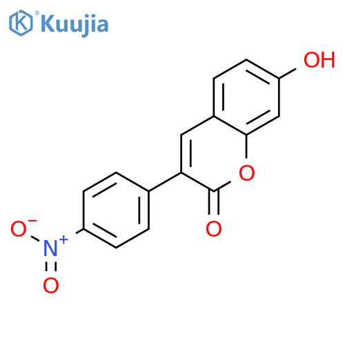 7-Hydroxy-3-(4-nitrophenyl)-2H-chromen-2-one structure