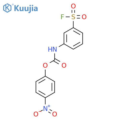 Carbanilic acid,m-(fluorosulfonyl)-, p-nitrophenyl ester (8CI) structure