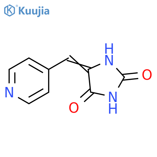 2,4-Imidazolidinedione, 5-(4-pyridinylmethylene)- structure