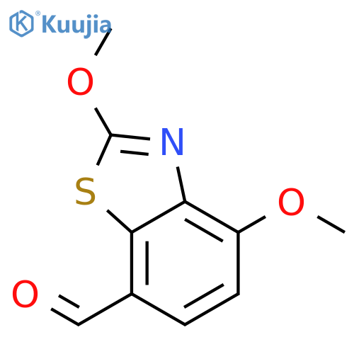 7-Benzothiazolecarboxaldehyde,2,4-dimethoxy- structure