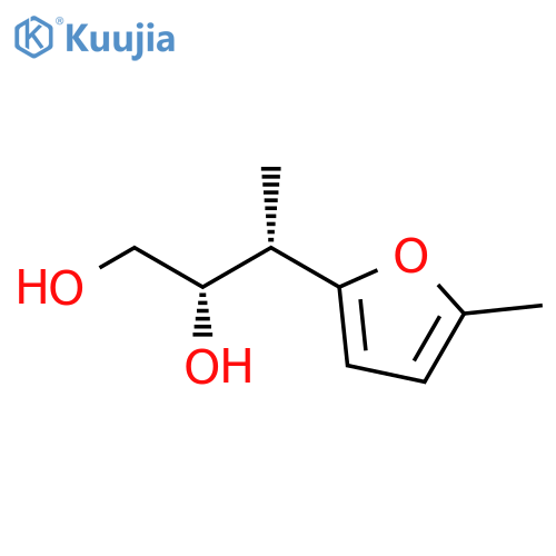 1,2-Butanediol, 3-(5-methyl-2-furanyl)-, (2S,3S)- structure