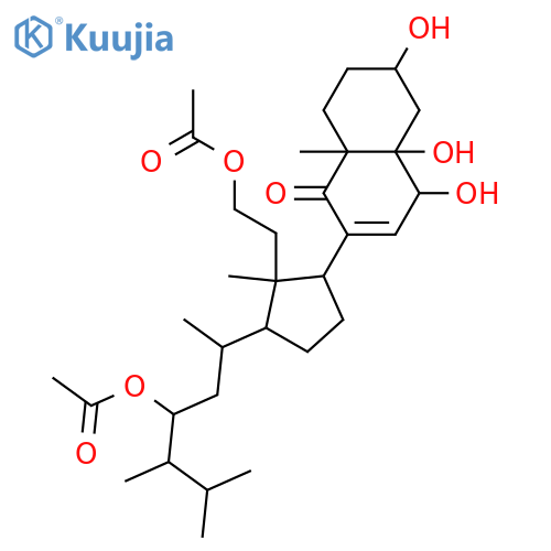 3,5,6,11,23-Pentahydroxy-9,11-secoergost-7-en-9-one; (3β,5α,6β,23ξ,24ξ)-form, 11,23-Di-Ac structure