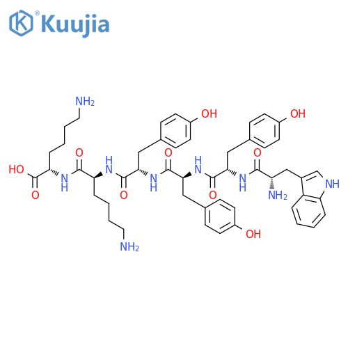 L-Lysine, L-tryptophyl-L-tyrosyl-L-tyrosyl-L-tyrosyl-L-lysyl- structure