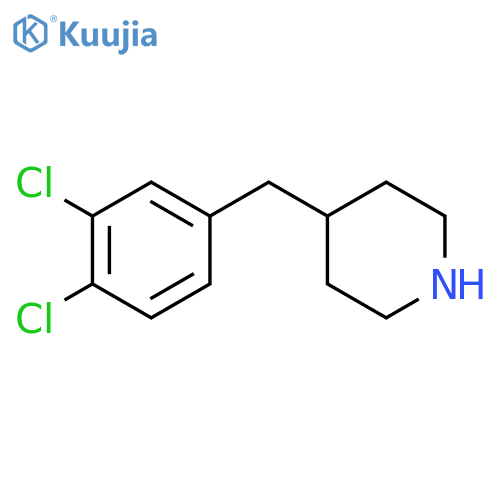 4-(3,4-dichlorophenyl)methylpiperidine structure