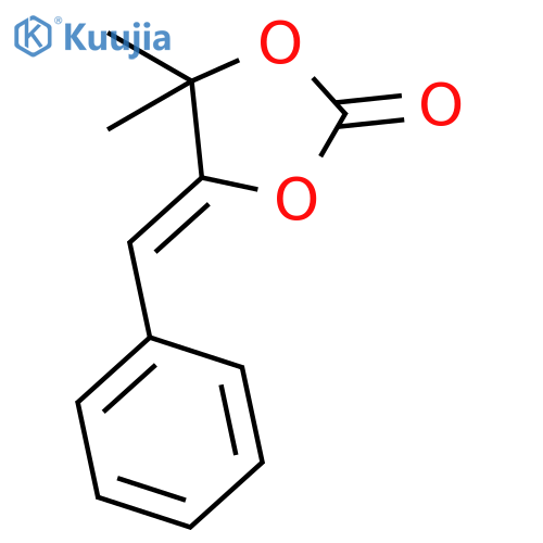 5-Benzylidene-4,4-dimethyl-1,3-dioxolan-2-one structure