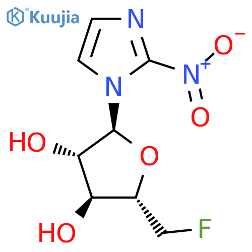 1-(5'-Deoxy-5'-fluoro-a-D-arabinofuranosyl)-2-nitroimidazole structure