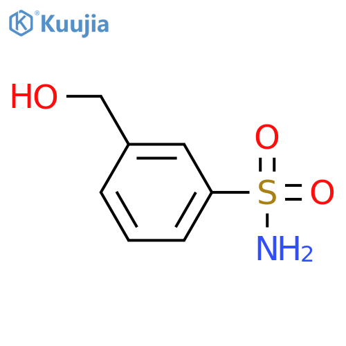 3-(hydroxymethyl)benzene-1-sulfonamide structure