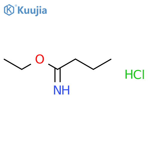 ethyl butanecarboximidate hydrochloride structure