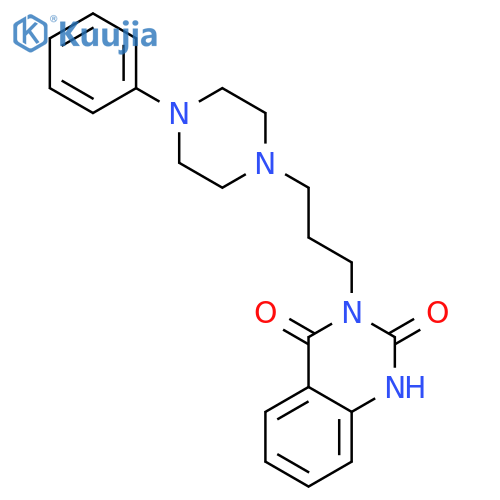 3-3-(4-phenylpiperazin-1-yl)propyl-1,2,3,4-tetrahydroquinazoline-2,4-dione structure
