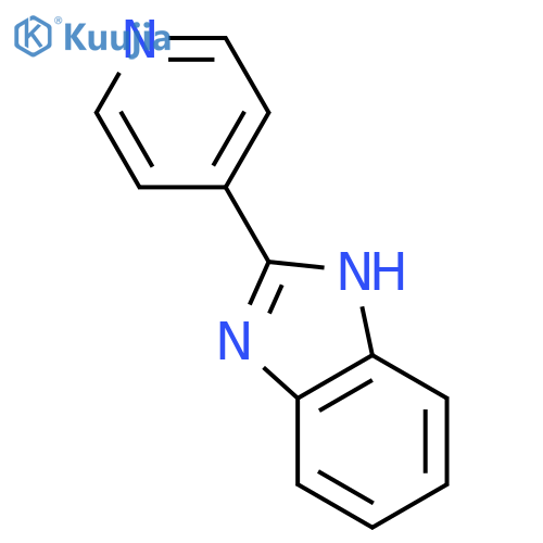 2-(pyridin-4-yl)-1H-1,3-benzodiazole structure