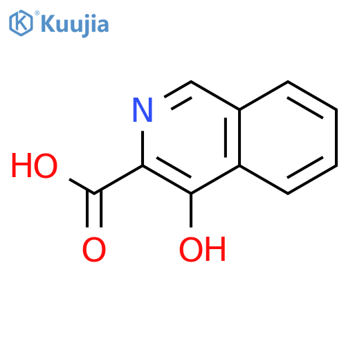 4-hydroxyisoquinoline-3-carboxylic acid structure