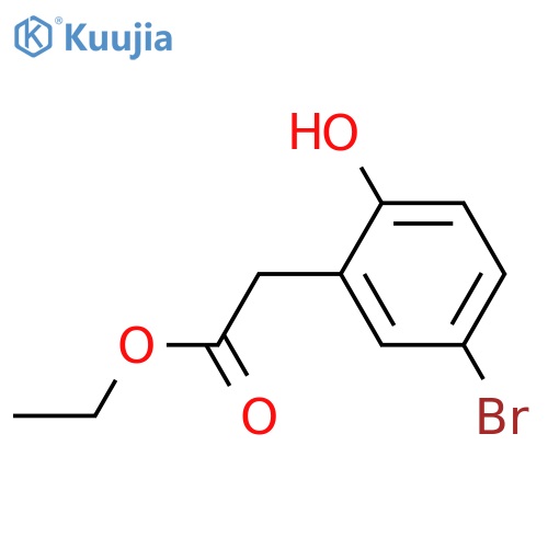 ethyl 2-(5-bromo-2-hydroxyphenyl)acetate Basic information structure