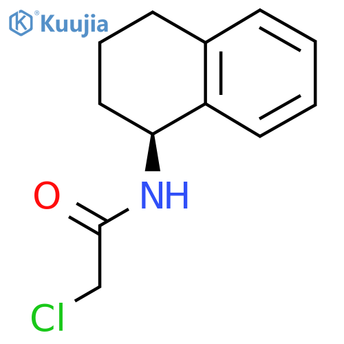 2-chloro-N-(1S)-1,2,3,4-tetrahydronaphthalen-1-ylacetamide structure