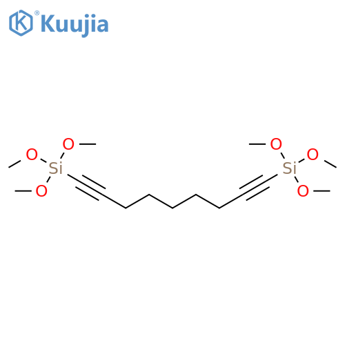 3,3,13,13-Tetramethoxy-2,14-dioxa-3,13-disilapentadeca-4,11-diyne structure