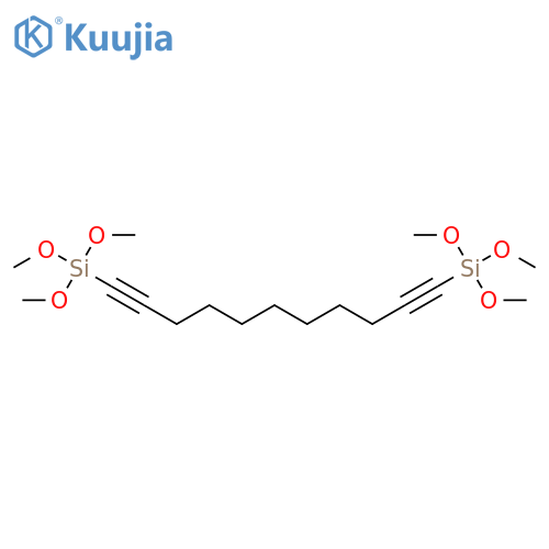 2,16-Dioxa-3,15-disilaheptadeca-4,13-diyne, 3,3,15,15-tetramethoxy- structure