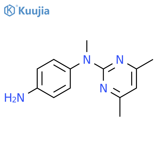 N-(4,6-Dimethylpyrimidin-2-Yl)-N-methylbenzene-1,4-diamine structure