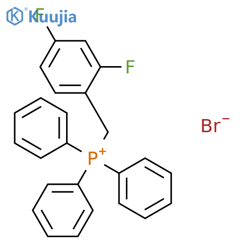 Phosphonium, [(2,4-difluorophenyl)methyl]triphenyl-, bromide structure