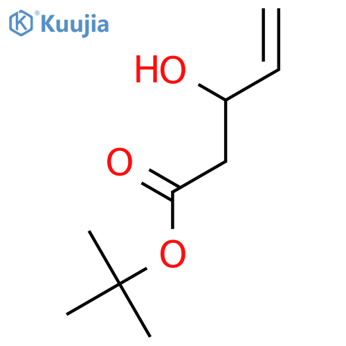 (R)-tert-butyl 3-hydroxypent-4-enoate structure