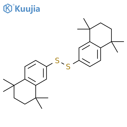 Disulfide, bis(5,6,7,8-tetrahydro-5,5,8,8-tetramethyl-2-naphthalenyl) structure