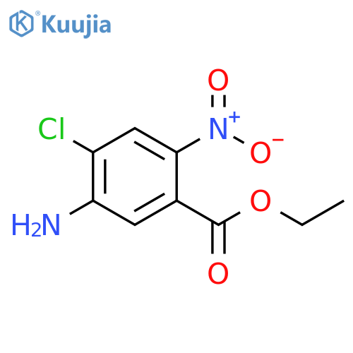 Ethyl 5-amino-4-chloro-2-nitrobenzoate structure