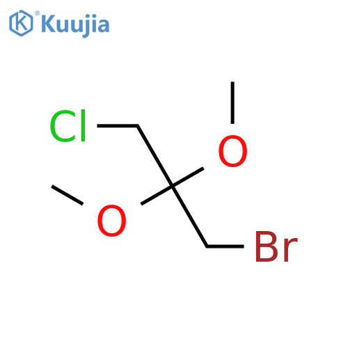 Propane,1-bromo-3-chloro-2,2-dimethoxy- structure