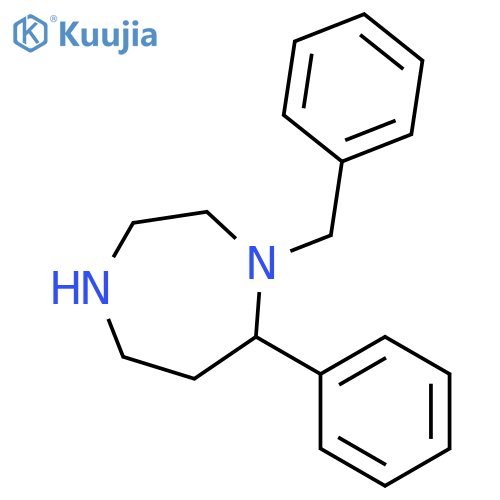 1H-1,4-Diazepine,hexahydro-7-phenyl-1-(phenylmethyl)- structure