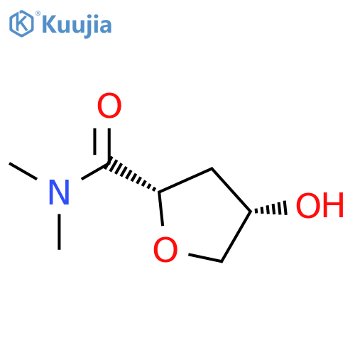 2-Furamide,tetrahydro-4-hydroxy-N,N-dimethyl-, cis- (8CI) structure