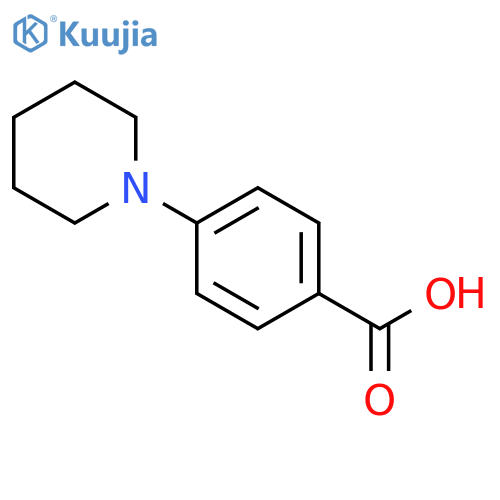 4-(Piperidin-1-yl)benzoic acid structure