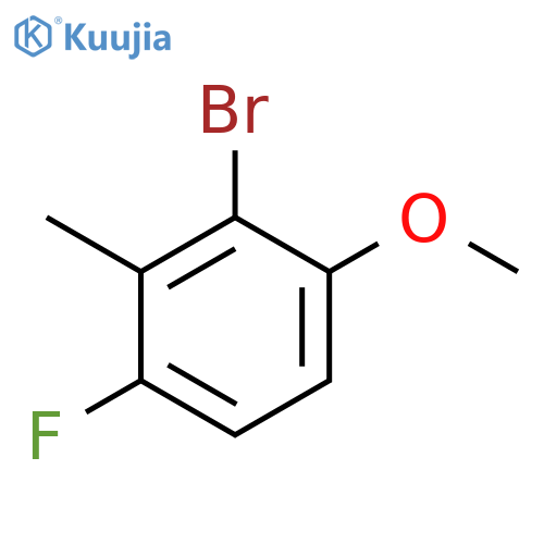 3-Bromo-1-fluoro-4-methoxy-2-methylbenzene structure