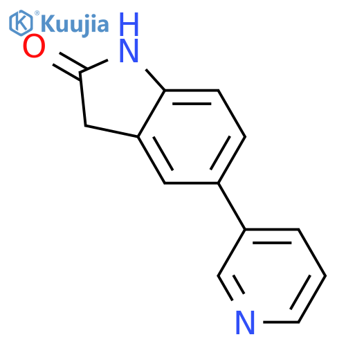 5-(pyrid-3-yl)-2H-indolin-2-one structure