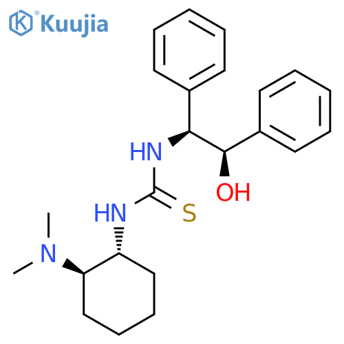 1-[(1R,2R)-2-(Dimethylamino)cyclohexyl]-3-[(1S,2R)-2-hydroxy-1,2-diphenylethyl]thiourea structure