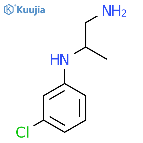 2-(3-Chlorobenzamino)propanamine structure