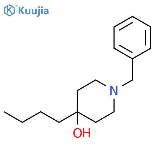 1-Benzyl-4-butylpiperidin-4-ol structure
