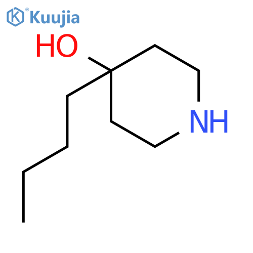 4-Buthyl-4-piperidinol structure