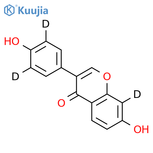 Daidzein-3',5',8-d3 structure