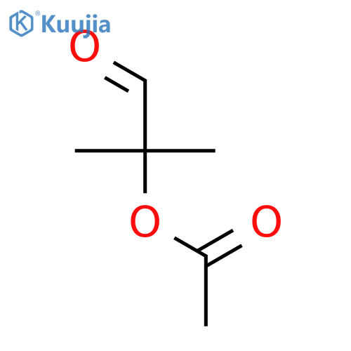 Propanal, 2-(acetyloxy)-2-methyl- structure