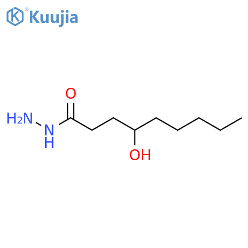 Nonanoic acid,4-hydroxy-, hydrazide structure