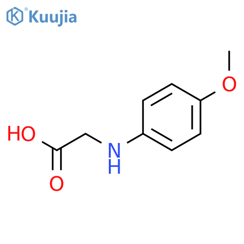 N-(4-Methoxyphenyl)glycine structure