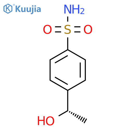 4-(1S)-1-hydroxyethylbenzene-1-sulfonamide structure