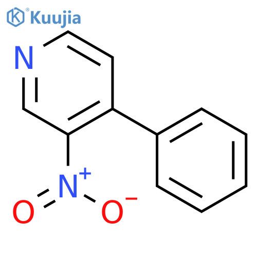 3-Nitro-4-phenylpyridine structure