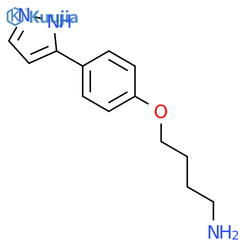 1-Butanamine, 4-[4-(1H-pyrazol-3-yl)phenoxy]- structure