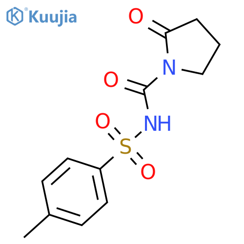 1-Pyrrolidinecarboxamide, N-[(4-methylphenyl)sulfonyl]-2-oxo- structure