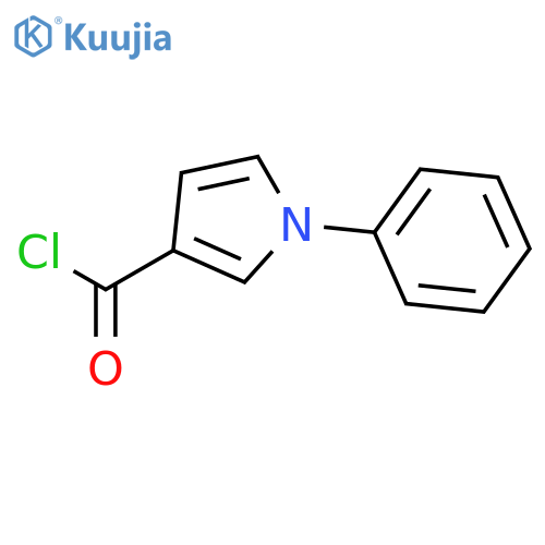 1H-Pyrrole-3-carbonylchloride, 1-phenyl- structure