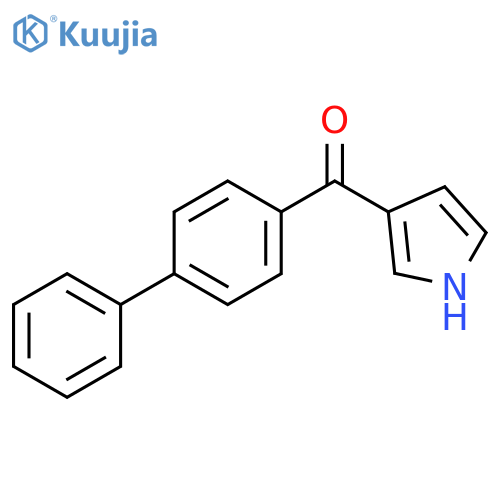 Methanone, [1,1'-biphenyl]-4-yl-1H-pyrrol-3-yl- structure