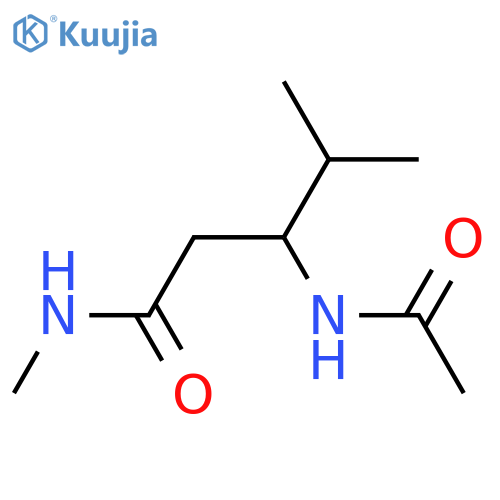 Pentanamide,3-(acetylamino)-N,4-dimethyl- structure