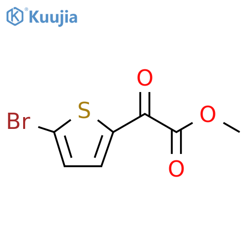 2-Thiopheneacetic acid, 5-bromo-α-oxo-, methyl ester structure