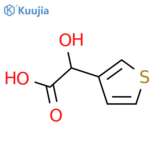 2-hydroxy-2-(thiophen-3-yl)acetic acid structure