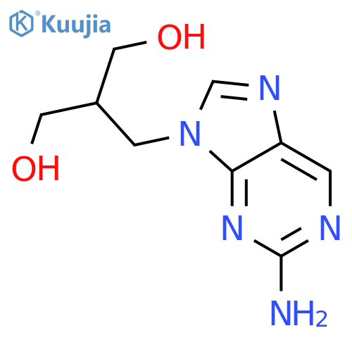 1,3-Propanediol,2-[(2-amino-9H-purin-9-yl)methyl]- structure