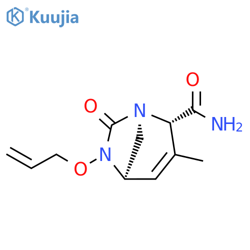 (1R,2S,5R)-3-Methyl-7-oxo-6-(2-propen-1-
yloxy)-1,6-diazabicyclo[3.2.1]oct-3-ene-2-
carboxamide structure